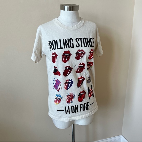 The Rolling Stones 14 on fire tour 2014 band tee 825 - Picture 2 of 8